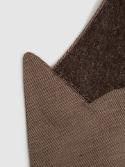 Reiss Tobacco Paddock Slim Fit Double Breasted Twill Blazer - Image 7 of 7