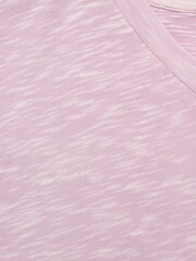 Reiss Lilac Freddie Junior Jersey V Neck T-Shirt - Image 6 of 6
