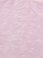 Reiss Lilac Freddie Senior Jersey V Neck T-Shirt - Image 6 of 6