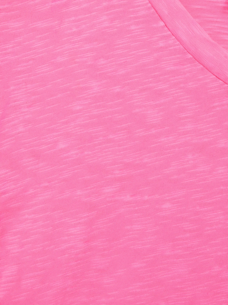 Reiss Pink Freddie 9-12 yrs Jersey V Neck T-Shirt - Image 6 of 6