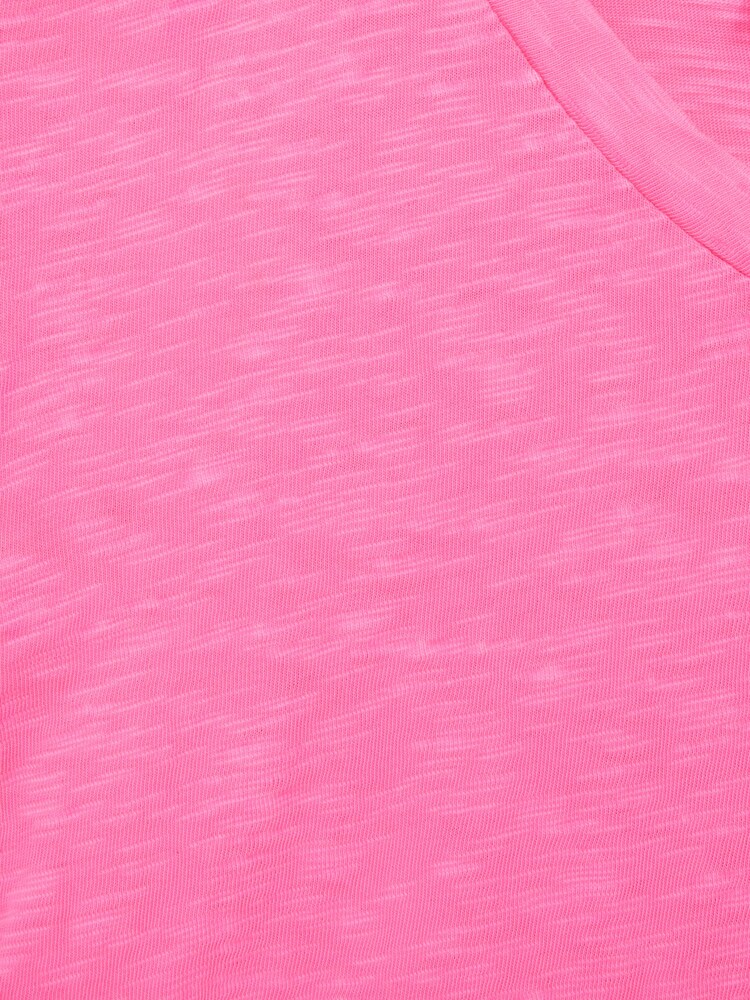Reiss Pink Freddie Junior Jersey V Neck T-Shirt - Image 6 of 6