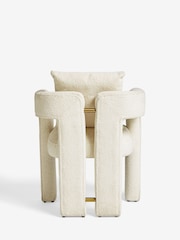 Casual Bouclé Oyster Natural Camden Accent Chair - Image 5 of 7