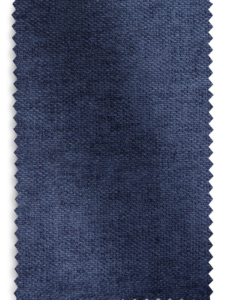 Fine Chenille Navy Blue Aleia Accent Chair - Image 8 of 8