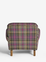 Brushed Check Green Erin Accent Chair - Image 7 of 9