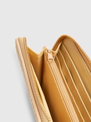 River Island Brown Floral Embroidery Raffia Purse - Image 5 of 5