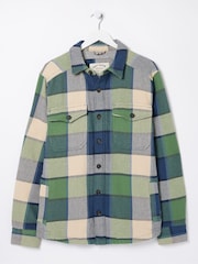 FatFace Green Ryton Buffalo Overshirt - Image 5 of 5