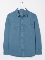 FatFace Blue Rafety Twill Shirt - Image 5 of 5