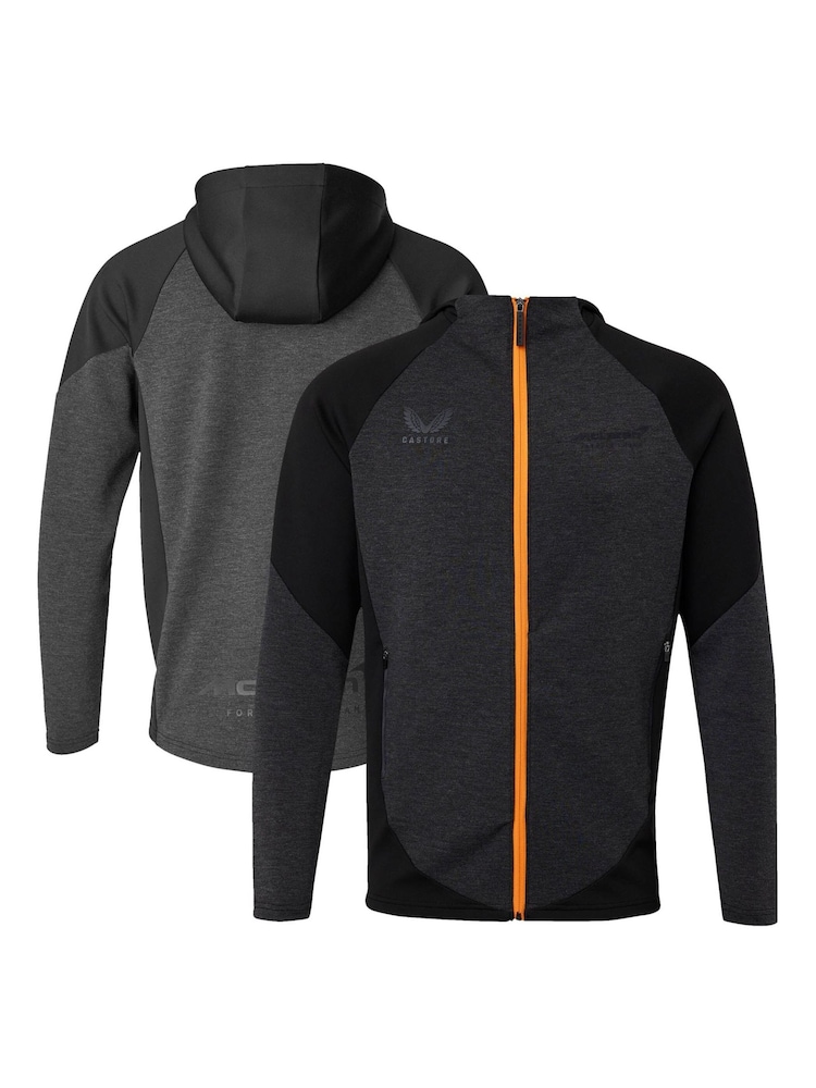 Castore Black Fanatics McLaren Full Zip Hoodie - Image 1 of 2