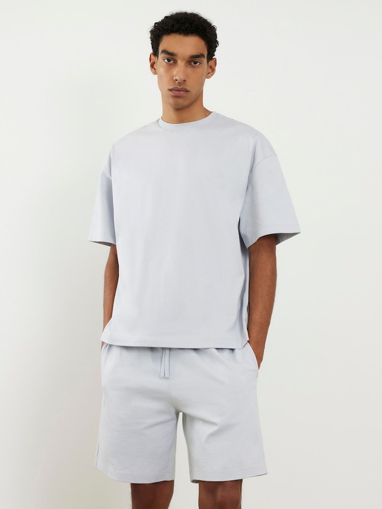 River Island boksi majica kratkih rukava & set kratkih hlačica - Slika 1 od 4