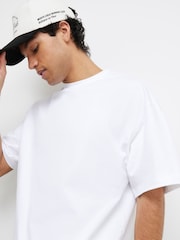 River Island White Boxy T-Shirt & Shorts Set - Image 3 of 4