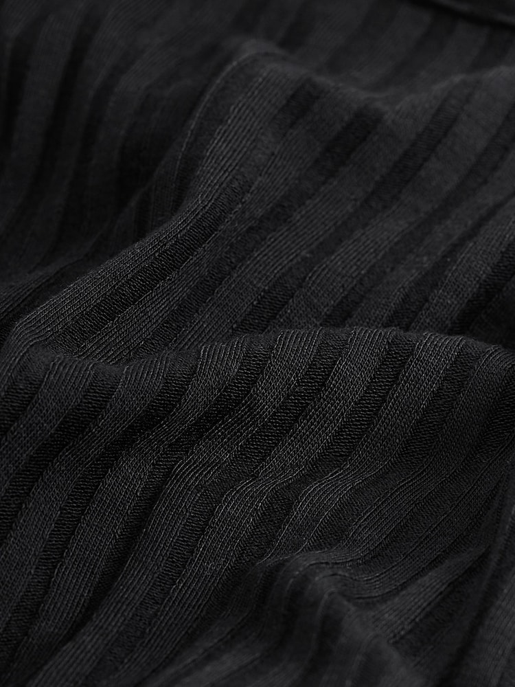 Black Maternity Nursing Short Sleeve Dress - Image 6 of 6