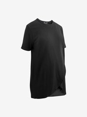 Black Maternity Ribbed Nursing Top - Image 7 of 8