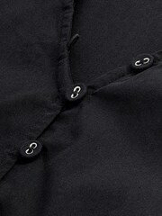 Black Maternity Nursing Smock Dress - Image 6 of 6