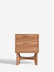 Dark Jackson Walnut Effect Bedside Table - Image 6 of 12