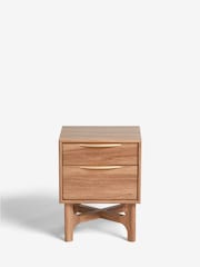 Dark Jackson Walnut Effect Bedside Table - Image 7 of 12