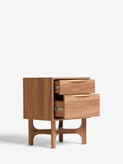 Dark Jackson Walnut Effect Bedside Table - Image 8 of 12
