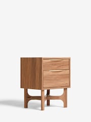 Dark Jackson Walnut Effect Bedside Table - Image 9 of 12