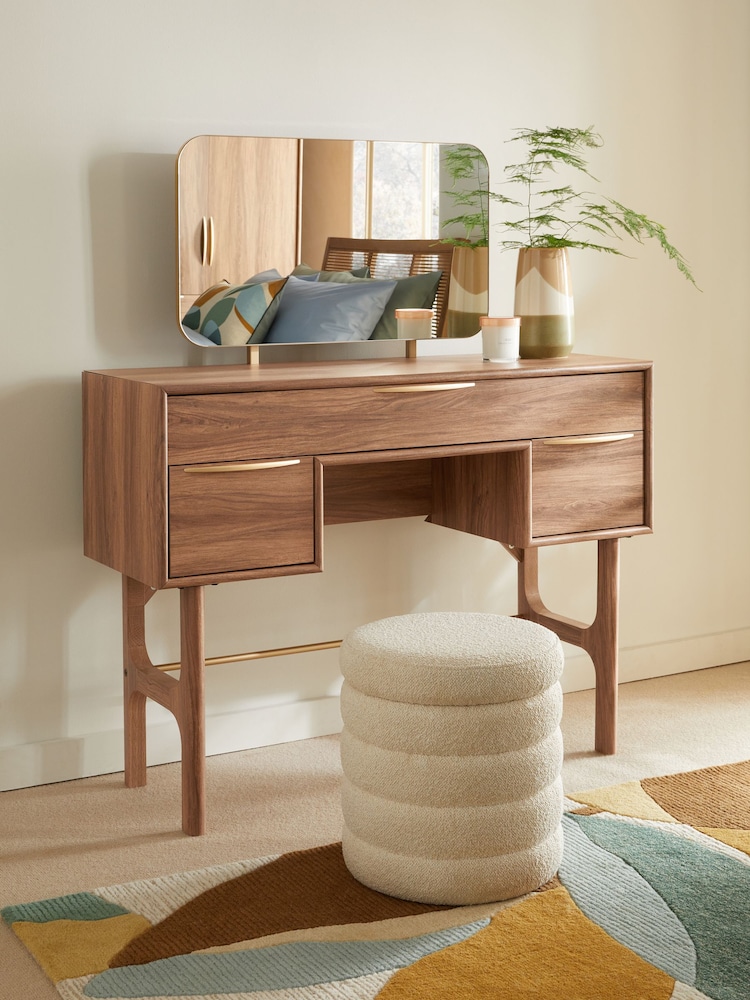 Dark Jackson Walnut Effect Dressing Table - Image 1 of 11