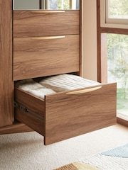 Dark Jackson Walnut Effect Wardrobe - Image 6 of 12