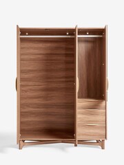 Dark Jackson Walnut Effect Wardrobe - Image 8 of 12