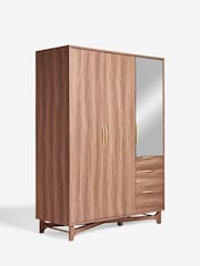 Dark Jackson Walnut Effect Wardrobe - Image 9 of 12