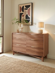 Dark Jackson Walnut Effect Chest of Drawers - Image 1 of 12