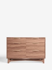 Dark Jackson Walnut Effect Chest of Drawers - Image 6 of 12