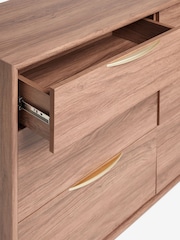 Dark Jackson Walnut Effect Chest of Drawers - Image 10 of 12
