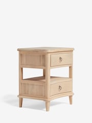 Light Natural Sadie Mango Wood Bedside Table - Image 7 of 9