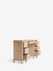 Light Natural Sadie Mango Wood Storage Console Dressing Table - Image 5 of 7