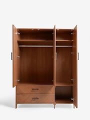 Dark Natural Ellis Oak Wood Wardrobe - Image 7 of 10