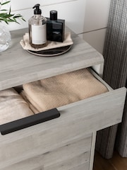 Grey Bronx Oak Effect 4 Drawer Chest of Drawers - Image 4 of 9