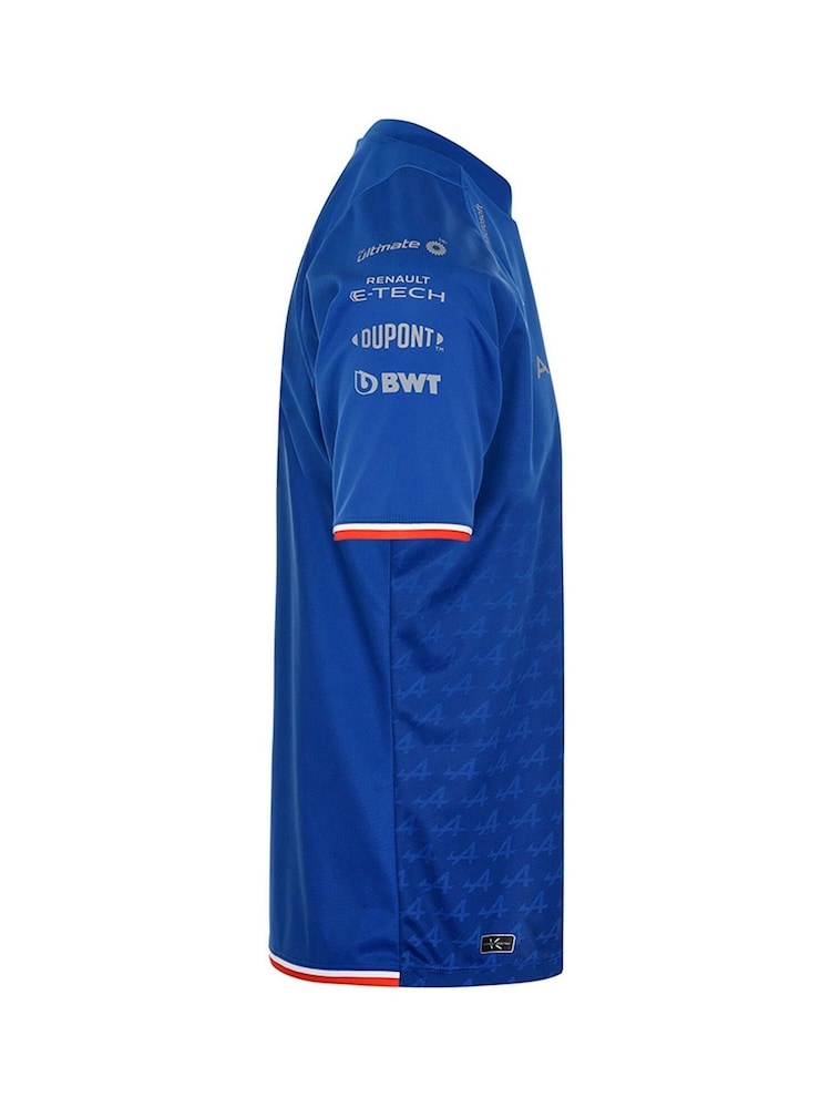 Fanatics Blue BWT Alpine F1 Team Esteban Ocon 2022 Driver T-Shirt - Image 5 of 5 Fanatics Blue BWT Alpine F1 Team Esteban Ocon 2022 Driver T-Shirt - Image 5 of 5