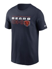 Nike Blue NFL Fanatics Chicago Bears Nike Broadcast T-Shirt - Image 2 of 3
