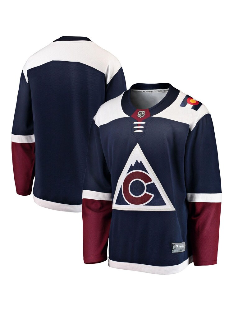 Fanatics Blue Colorado Avalanche Fanatics Branded Alternate Breakaway Jersey - Image 1 of 3