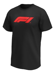 Fanatics 100% Cotton Black Formula 1 Essentials Logo Graphic T-Shirt - Image 1 of 3