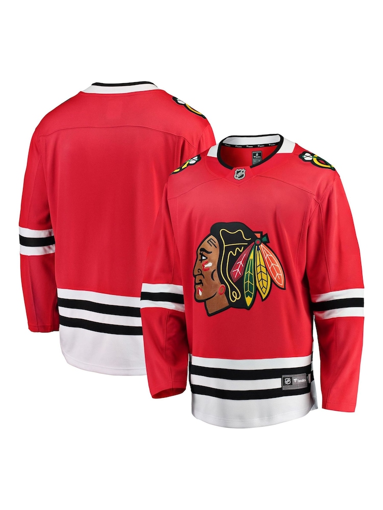Fanatics Red Chicago Black-hawks Fanatics Branded Home Breakaway Jersey - Image 1 of 3