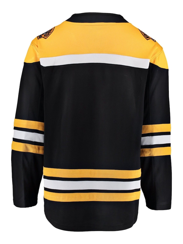 Fanatics Boston Bruins Black Fanatics Branded Home Breakaway Jersey - Image 2 of 2