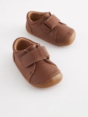 Tan Brown Wide Fit (G) Crawler Shoes - Image 1 of 5