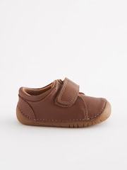 Tan Brown Wide Fit (G) Crawler Shoes - Image 2 of 5