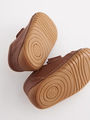Tan Brown Wide Fit (G) Crawler Shoes - Image 4 of 5