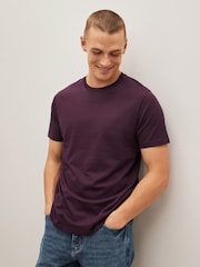 Rik färgblandning - Vanlig passform - Essential T-shirt i bomull 6 förpackning - Bild 10 av 17