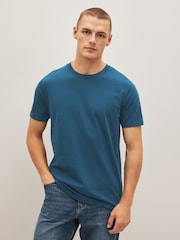 Rik färgblandning - Vanlig passform - Essential T-shirt i bomull 6 förpackning - Bild 15 av 17