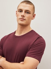Rik färgblandning - Vanlig passform - Essential T-shirt i bomull 6 förpackning - Bild 17 av 17