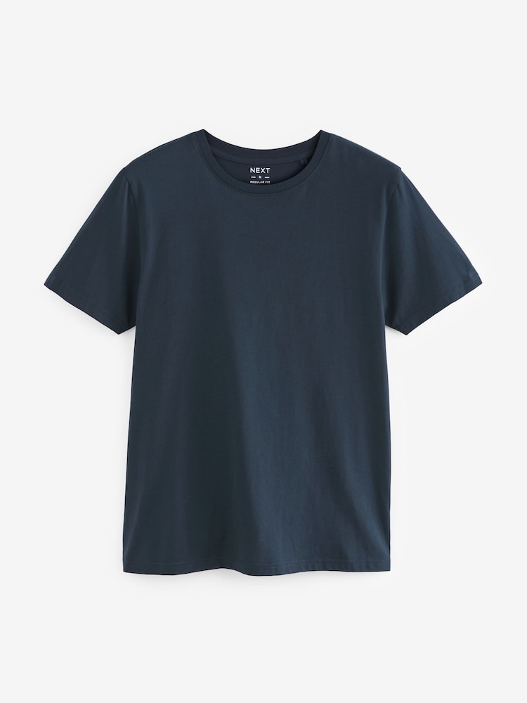 Rich Colour Mix Regular Fit T-Shirts 6 Pack - Image 4 of 17