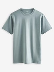 Grey/Black/Blue/Light Blue/White/Pink T-Shirts 6 Pack - Image 5 of 9