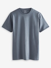 Grey/Black/Blue/Light Blue/White/Pink T-Shirts 6 Pack - Image 6 of 9