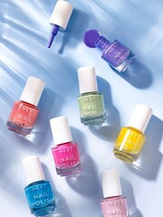 Multi Set of 7 Rainbow Nail Polish Gift Set - Image 1 of 4