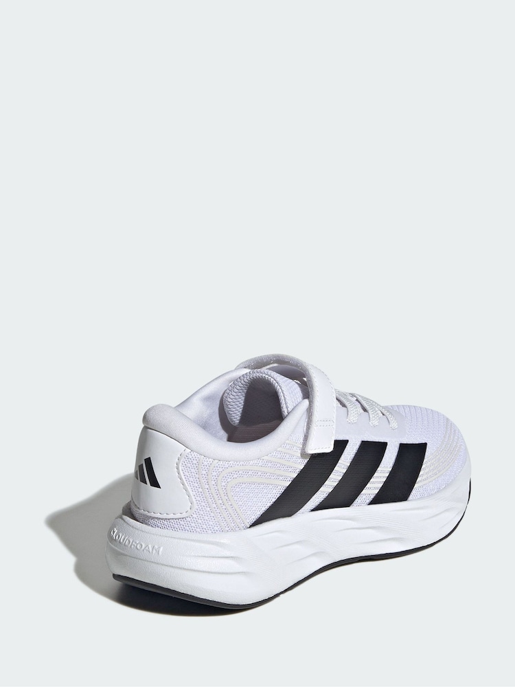 adidas Light Blue Galaxy 8 Kids Trainers - Image 2 of 4 adidas Light Blue Galaxy 8 Kids Trainers - Image 2 of 4