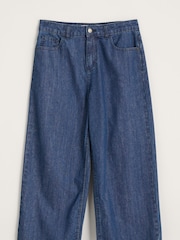 Seasalt Cornwall Blue Barnes Crop Mid Wash Trousers - Image 4 of 5